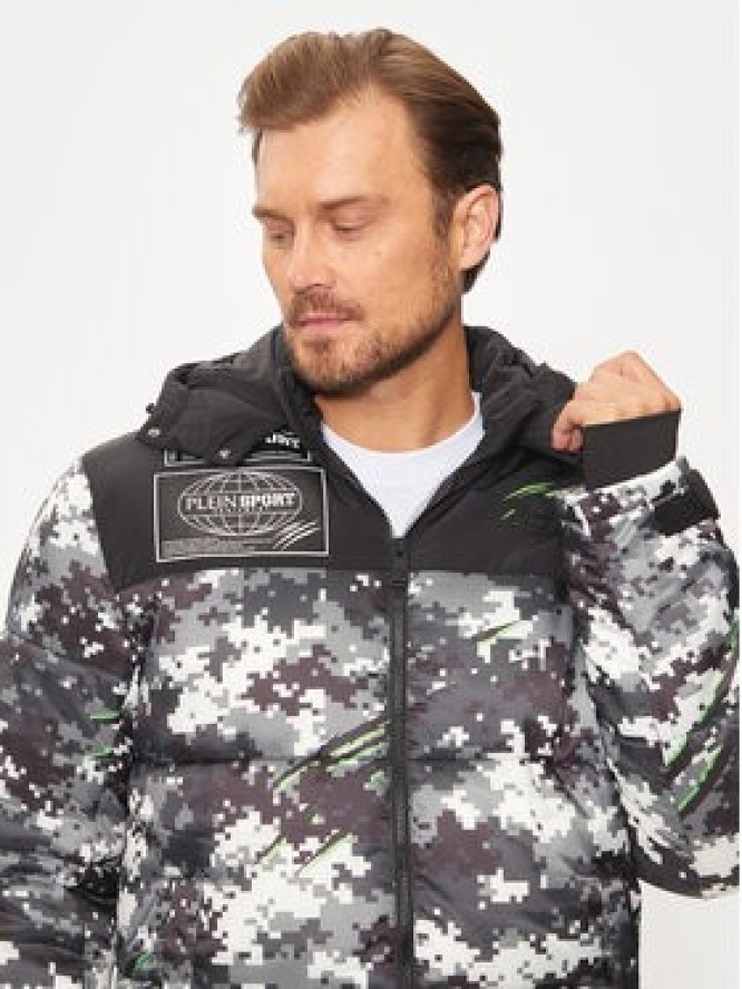 Plein Sport Kurtka zimowa AADC MRB2555 SXV005N Czarny Regular Fit