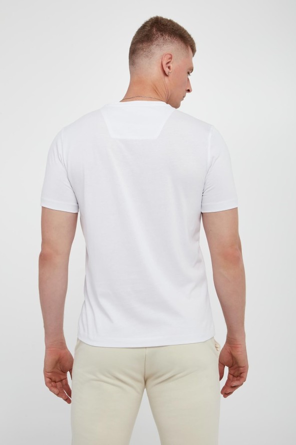 T-shirt męski z logo AERONAUTICA MILITARE