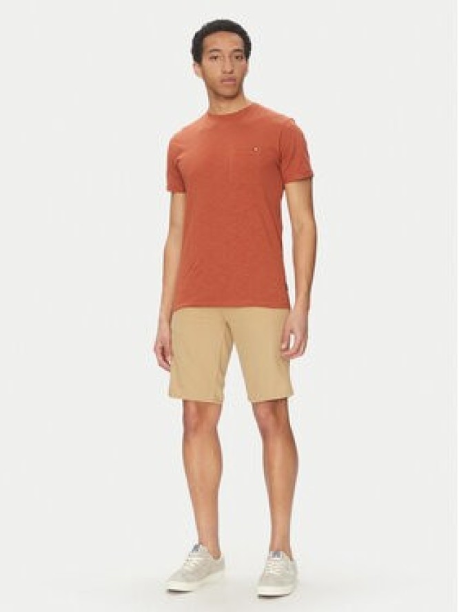 INDICODE T-Shirt Inandorra 41-104 Pomarańczowy Regular Fit