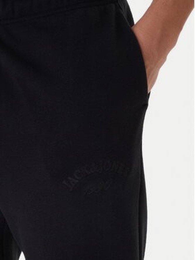 Jack & Jones Spodnie dresowe Kane Bleecker 12287165 Czarny Relaxed Fit