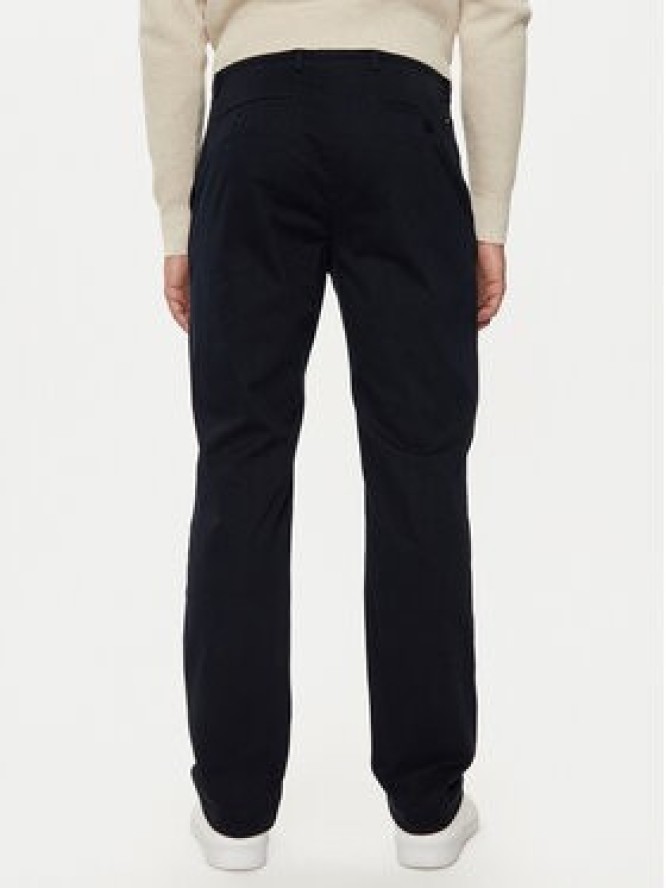Tommy Hilfiger Chinosy Denton MW0MW37873 Granatowy Slim Fit