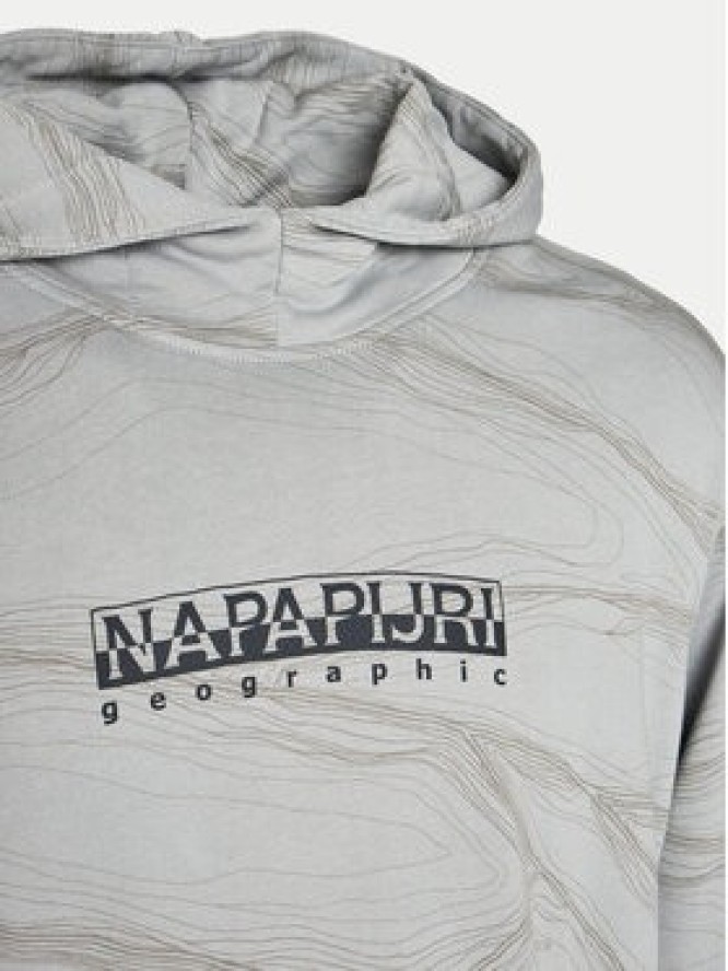 Napapijri Bluza Cellini NP0A4ILR Szary Relaxed Fit