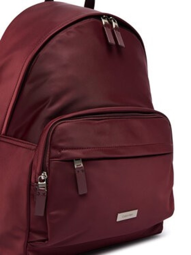 Calvin Klein Plecak Sleek Round LV04D3143G Bordowy
