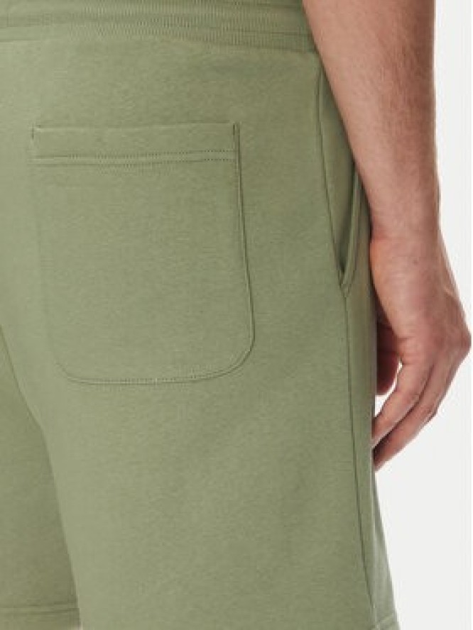 Tommy Jeans Szorty sportowe Flag Beach DM0DM21931 Zielony Regular Fit