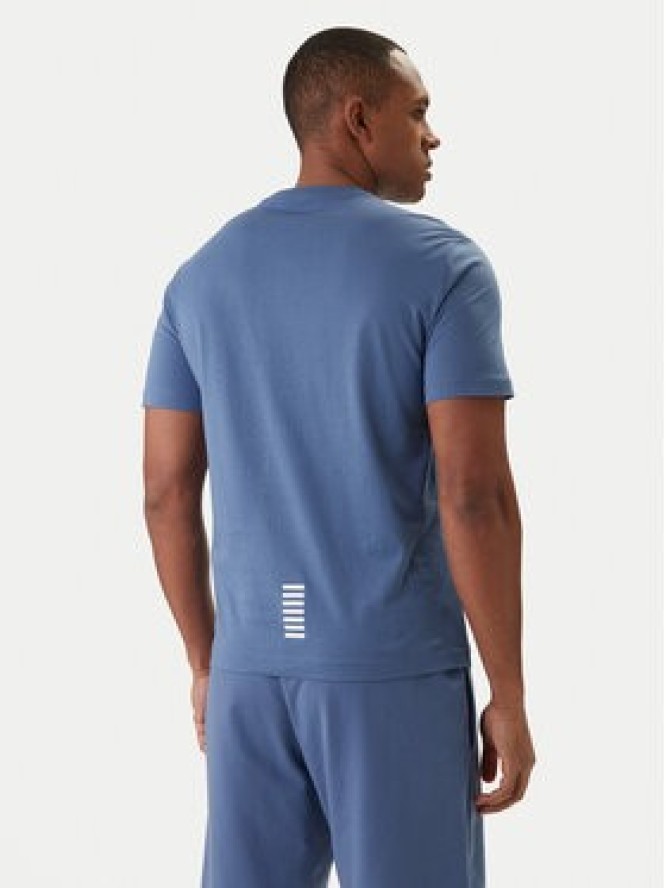 EA7 Emporio Armani T-Shirt 8NPT25 PJVPZ Granatowy Regular Fit