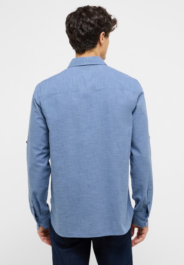 Męska Koszula Mustang Style Rawlins Middle Blue Two Tone 1017536 12722