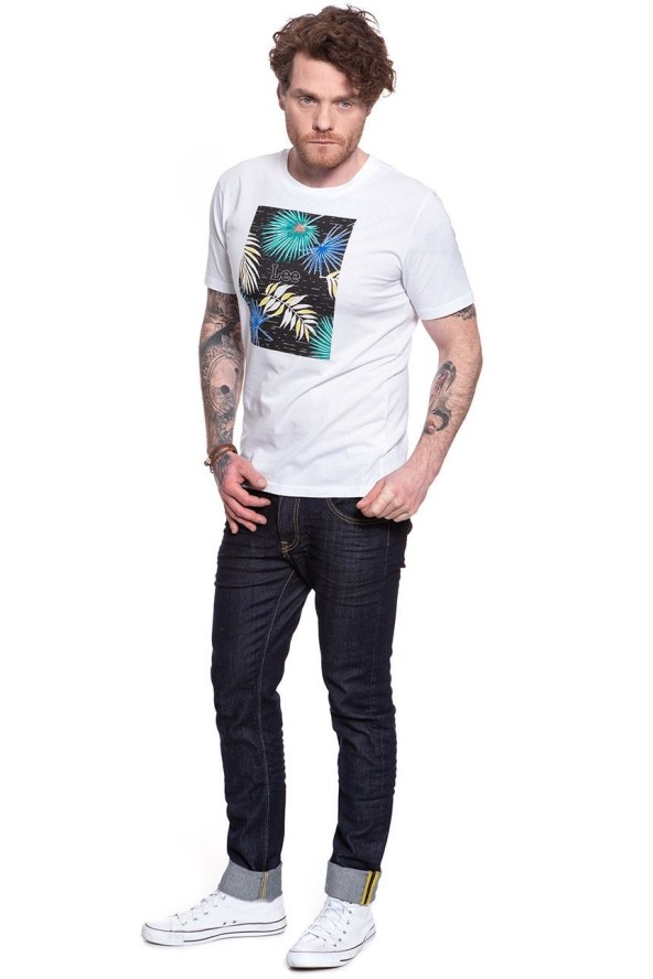 LEE BOTANICAL PRINT TEE BLACK L61IFE01 112113870