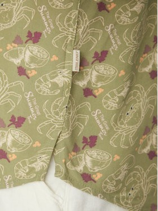 Blend Koszula 20718227 Zielony Regular Fit