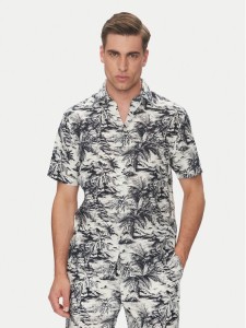 Tommy Hilfiger Koszula Vacation MW0MW38587 Granatowy Regular Fit