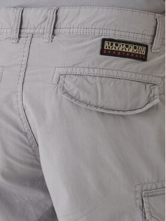 Napapijri Szorty materiałowe Noto 2.0 NP0A4HOQ Szary Regular Fit