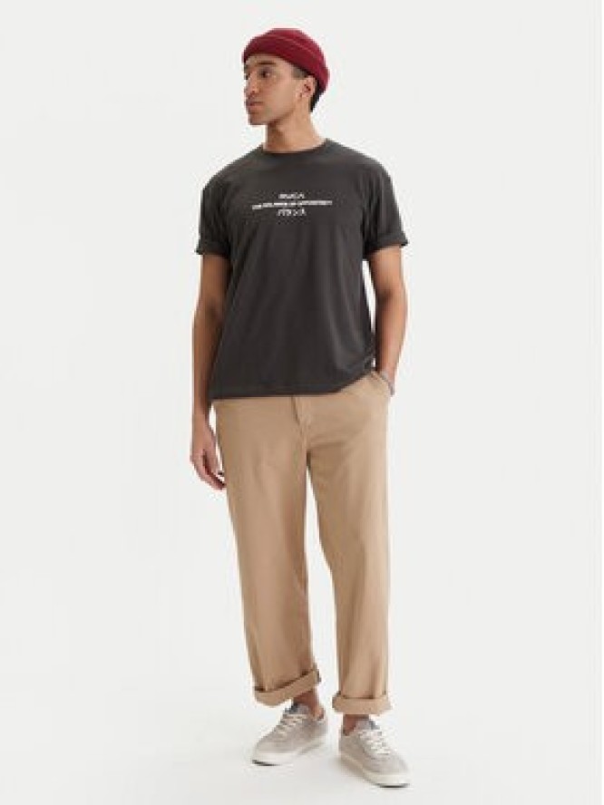 RVCA T-Shirt Signal EVYZT00300 Czarny Relaxed Fit