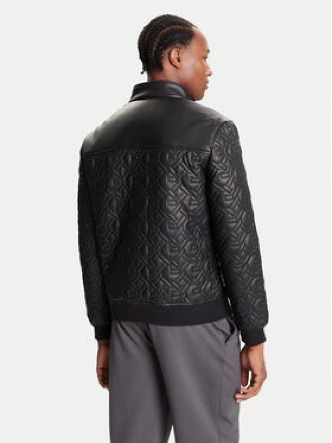 Guess Kurtka z imitacji skóry M5BL2E W1050 Czarny Regular Fit