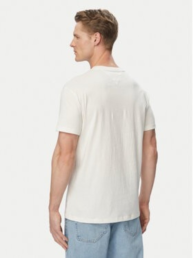 Tommy Jeans T-Shirt Photo Flag DM0DM23191 Biały Regular Fit