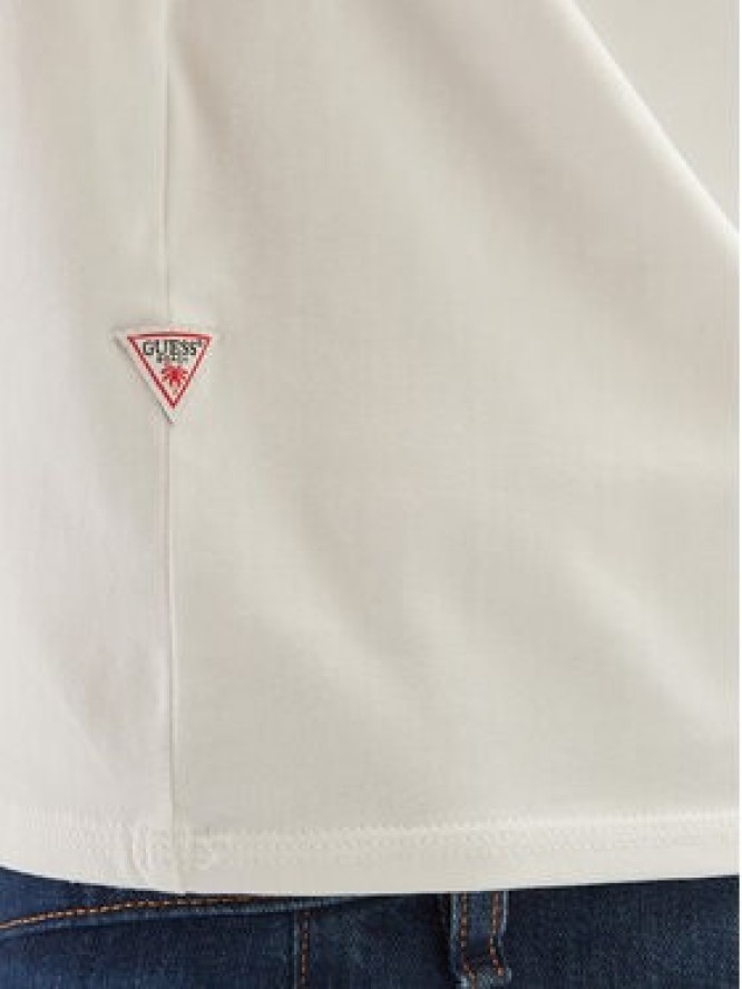 Guess T-Shirt F6GI00 J1314 Biały Slim Fit