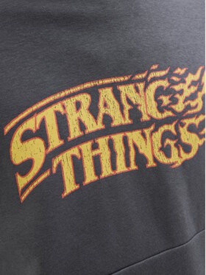 Jack & Jones Bluza Stranger Things 12291655 Szary Relaxed Fit