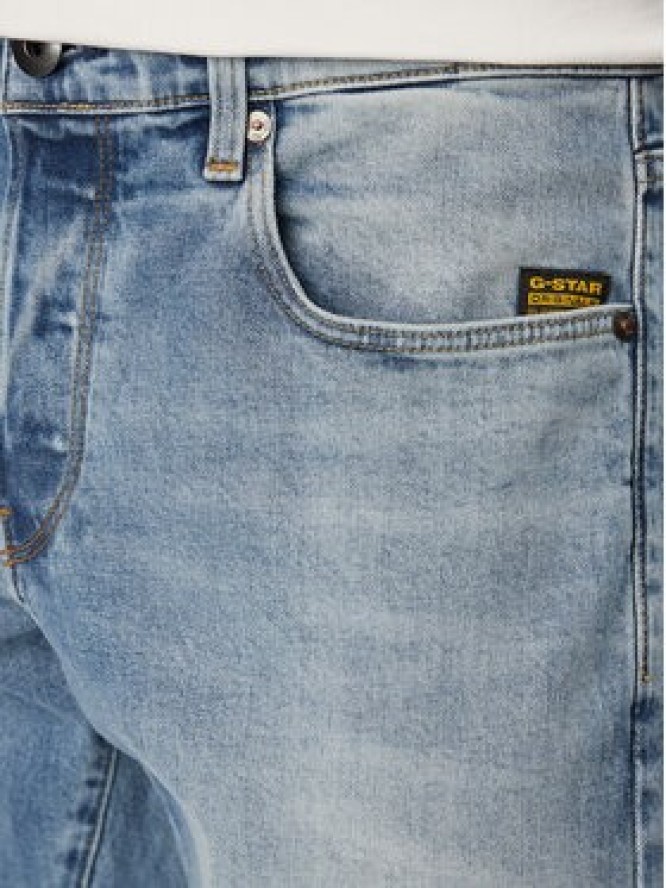 G-Star Raw Jeansy 3301 51003-C052 Niebieski Tapered Fit