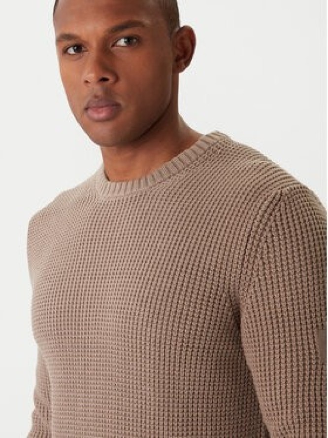 JOOP! Jeans Sweter Harono 30047662 Beżowy Modern Fit