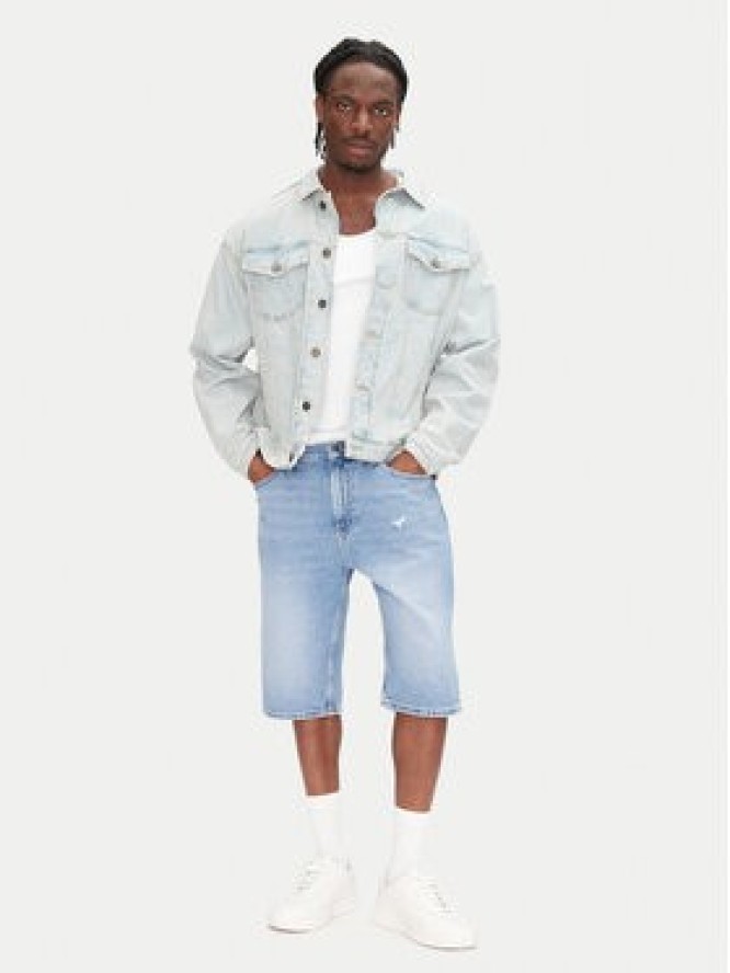 Tommy Jeans Szorty jeansowe Ryan DM0DM21855 Niebieski Slim Fit