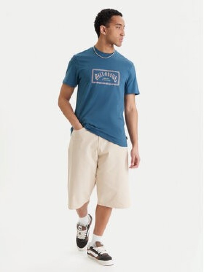 Billabong T-Shirt Arch Frame EBYZT00341 Niebieski Regular Fit
