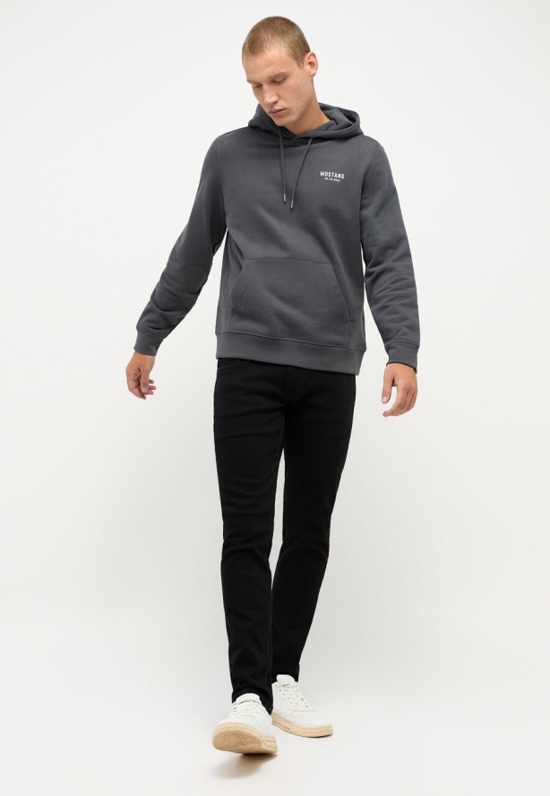 MĘSKA BLUZA Z KAPTUREM MUSTANG NADRUK Bennet Photo Print Nine Iron 1014507 4080