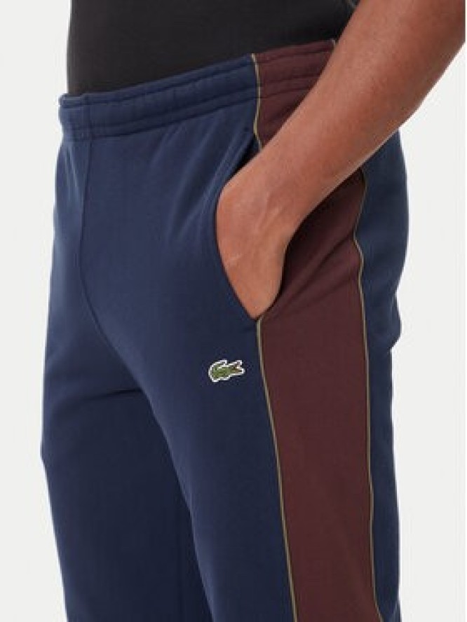 Lacoste Spodnie dresowe XH5923 Granatowy Regular Fit
