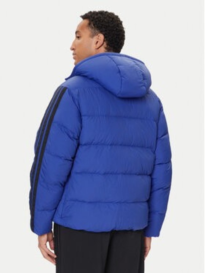 adidas Kurtka puchowa Essentials Climawarm 3-Stripes JW9099 Niebieski Regular Fit