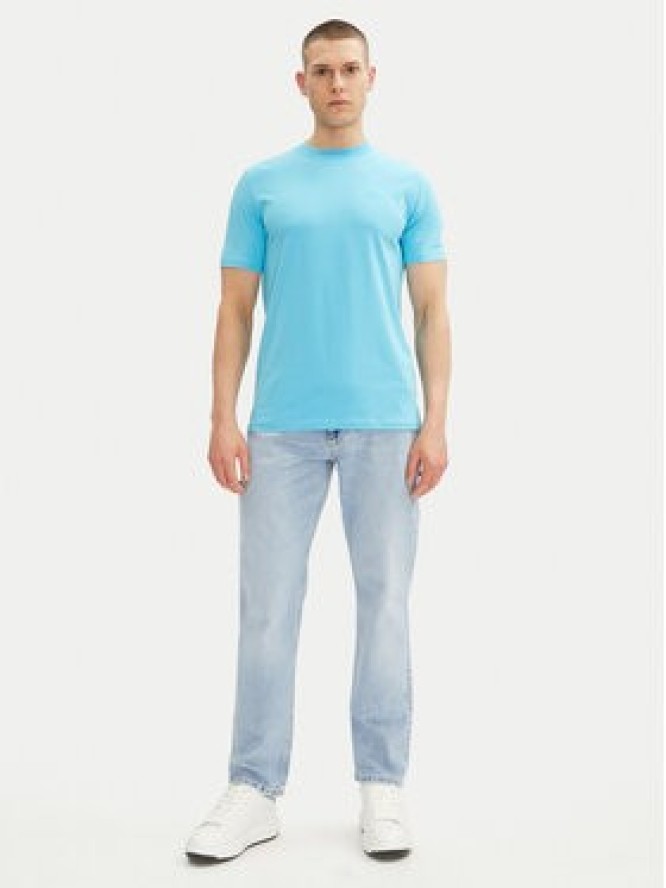 KARL LAGERFELD T-Shirt 755750 552221 Turkusowy Regular Fit