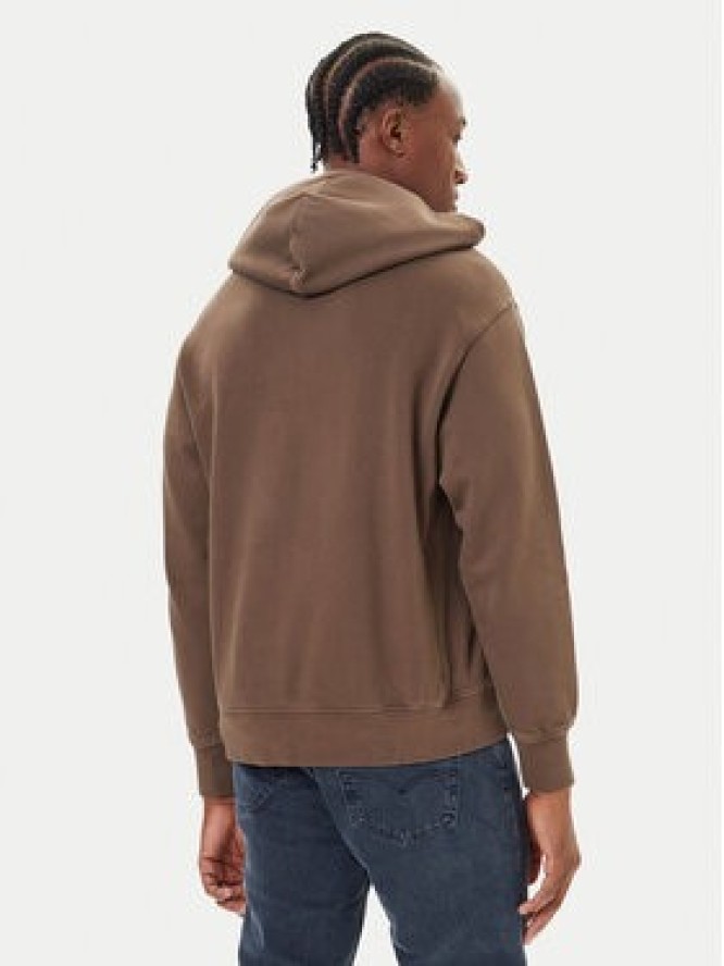 Levi's® Bluza Authentic A8435-0033 Brązowy Relaxed Fit