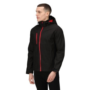 Męska Kurtka Venturer 3warstwowa Soft Shell Z Kapturem
