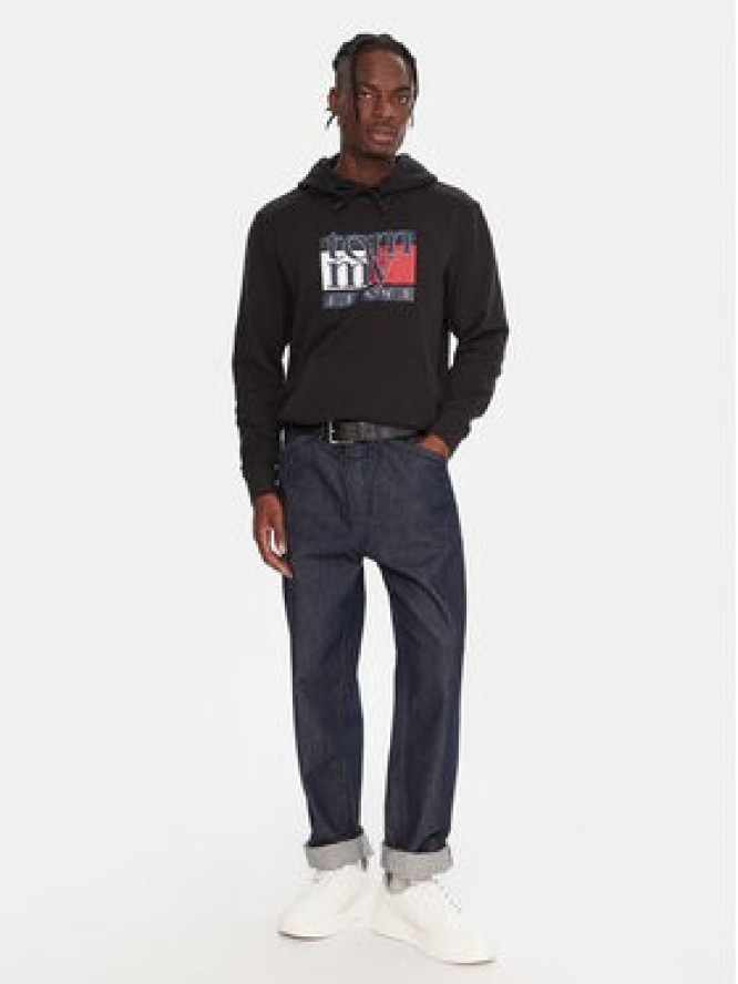 Tommy Jeans Bluza DM0DM22092 Czarny Relaxed Fit