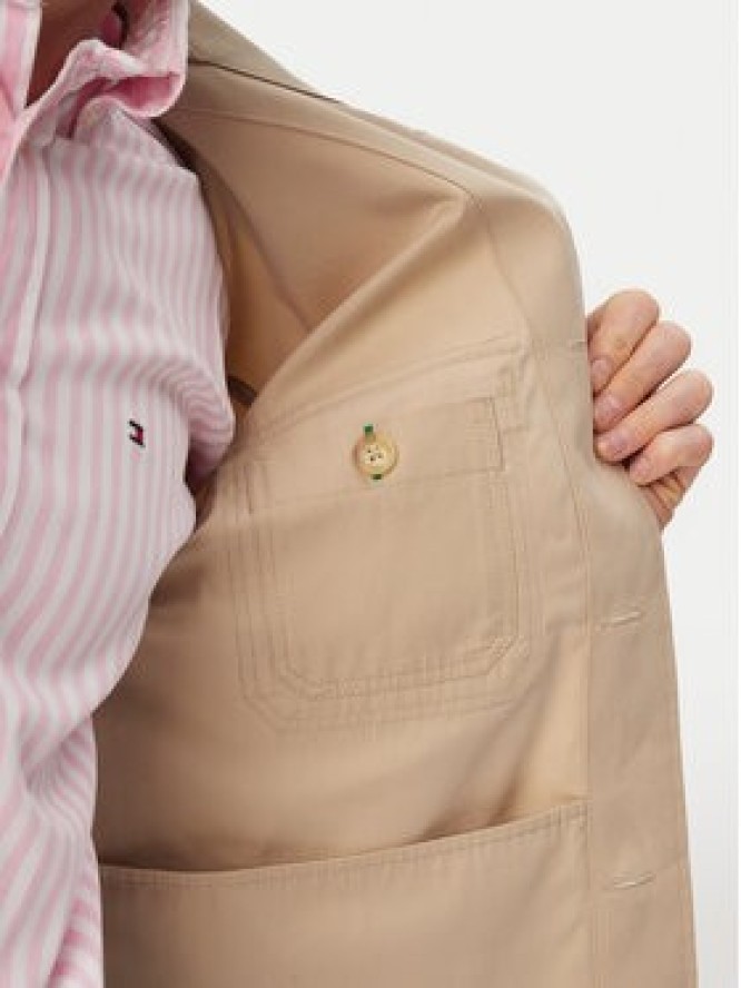 Tommy Hilfiger Kurtka przejściowa MW0MW38712 Beżowy jasny Regular Fit