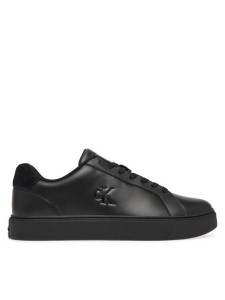 Calvin Klein Sneakersy Classic Cupsole Laceup Lth YM0YM01435 Czarny