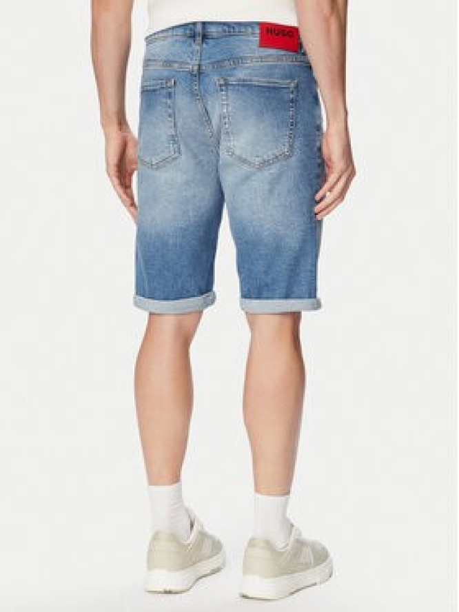 HUGO Szorty jeansowe 50556163 Niebieski Regular Fit