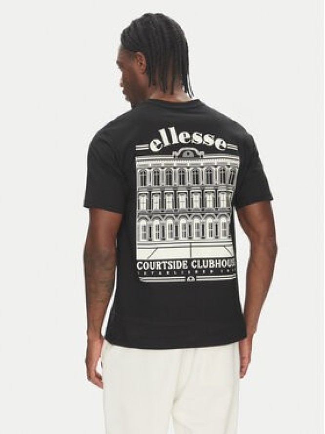 Ellesse T-Shirt Courtside SHZ21991 Czarny Regular Fit