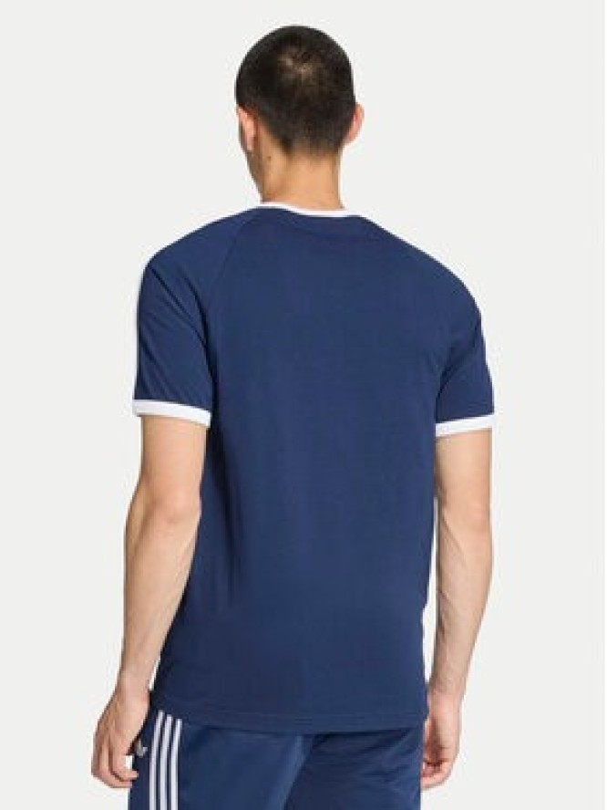 adidas T-Shirt 3-Stripes Ringer KF0419 Granatowy Slim Fit