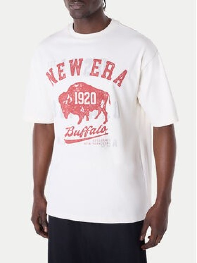 New Era T-Shirt 60596287 Biały Regular Fit