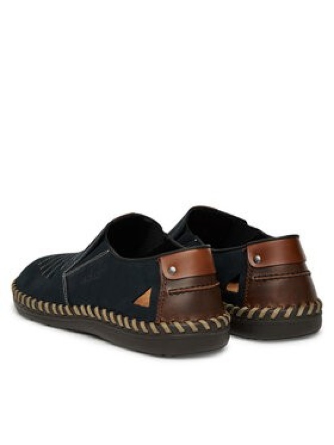 Rieker Półbuty B2457-14 Granatowy