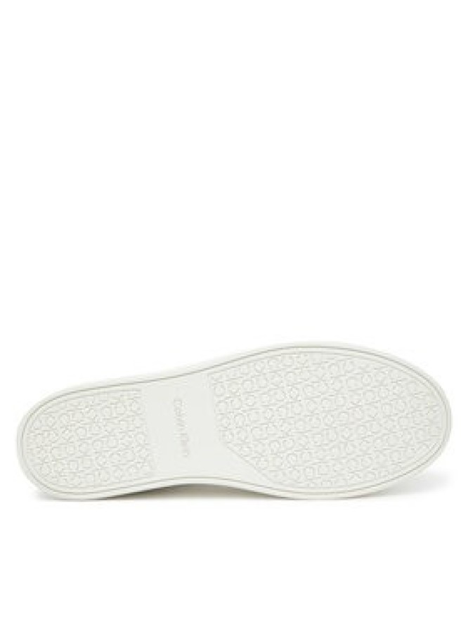Calvin Klein Sneakersy Clean Cup Low Laceup Mono HM0HM01899 Biały