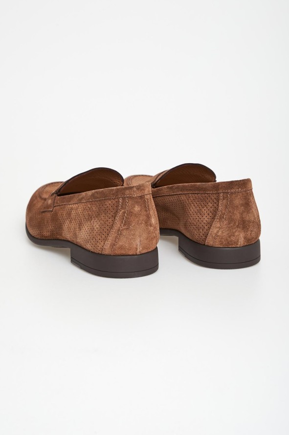 Mokasyny męskie zamszowe BALDININI