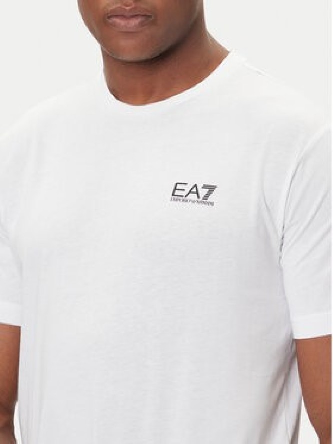 EA7 Emporio Armani T-Shirt 7M000567 AF10375 M0003 Biały Regular Fit