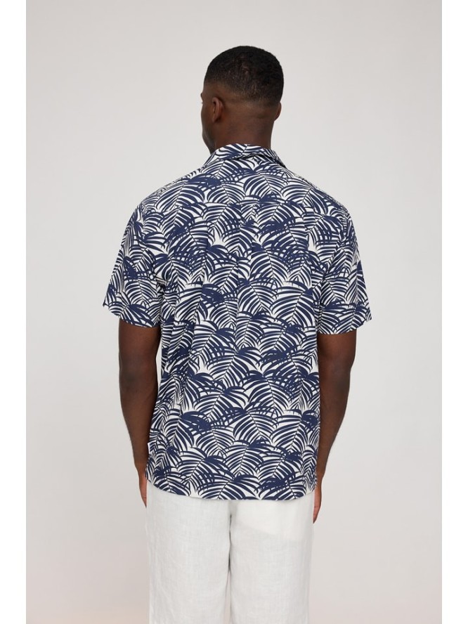 MAZINE Koszula "Resort" w kolorze granatowym rozmiar: M