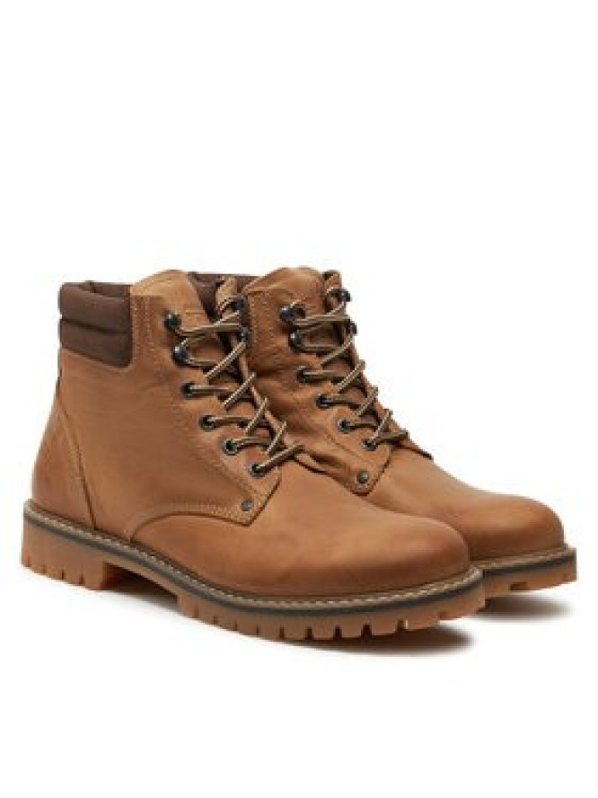 Jack & Jones Trapery Jfwstanton 12257999 Brązowy