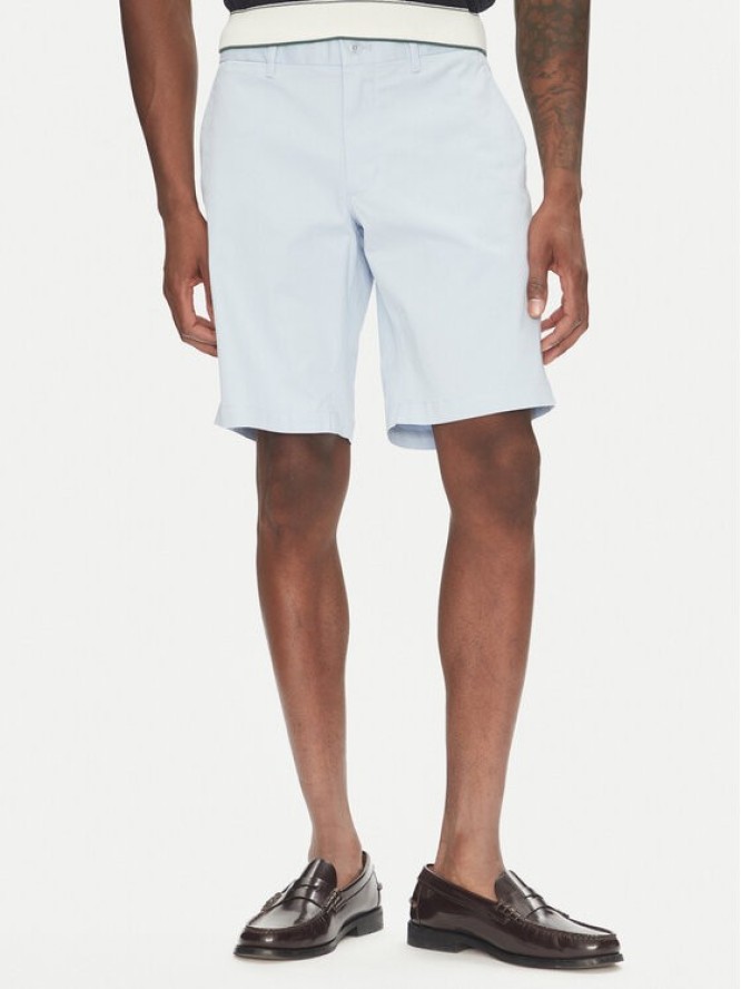 Tommy Hilfiger Szorty materiałowe Brooklyn MW0MW23563 Błękitny Regular Fit