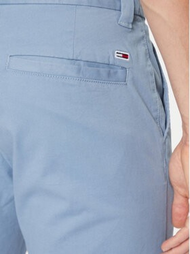 Tommy Jeans Chinosy Austin DM0DM20282 Niebieski Slim Fit