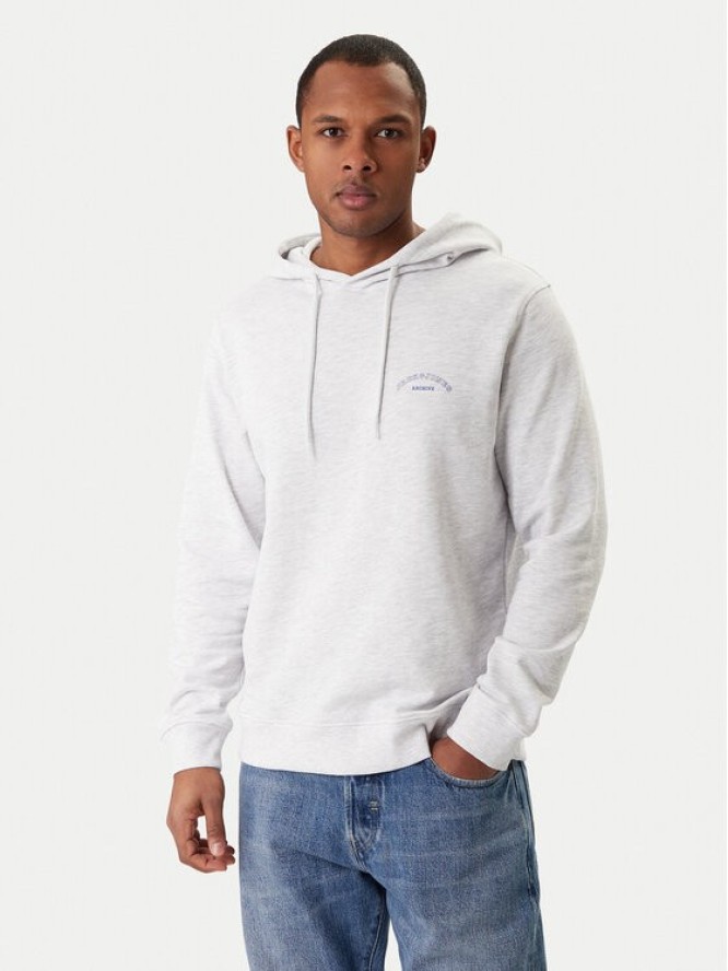 Jack & Jones Bluza College Logo 12288362 Szary Regular Fit