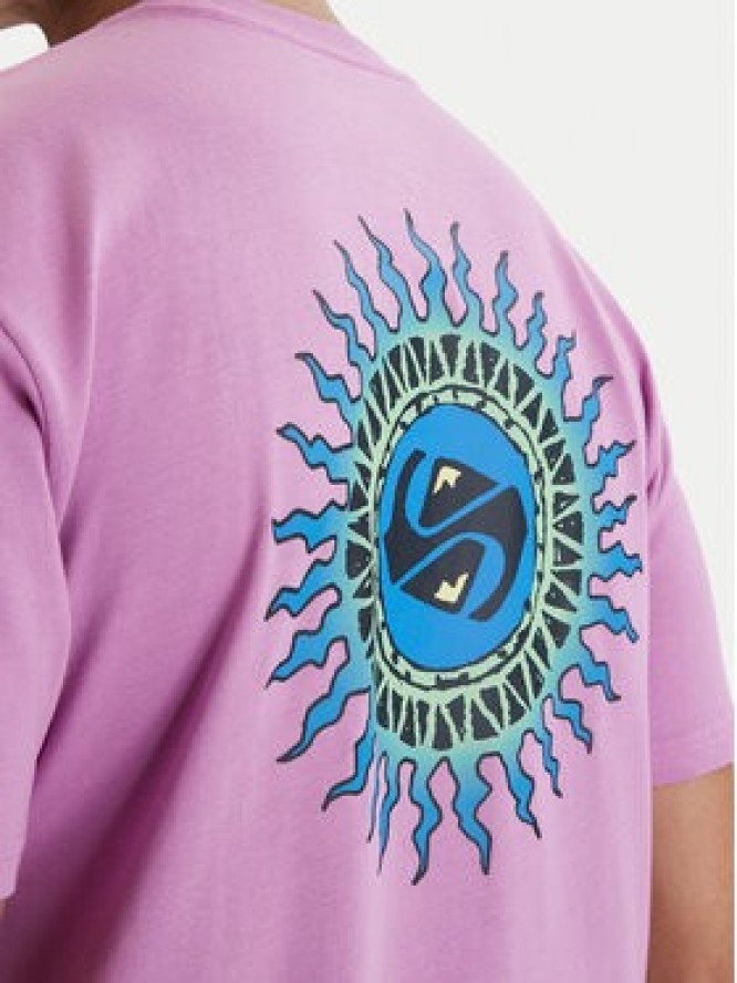 Quiksilver T-Shirt Ev Beach Blast EQYZT08046 Fioletowy Regular Fit