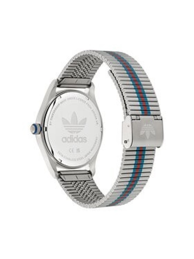 adidas Zegarek Originals Code Four AOSY23531 Srebrny