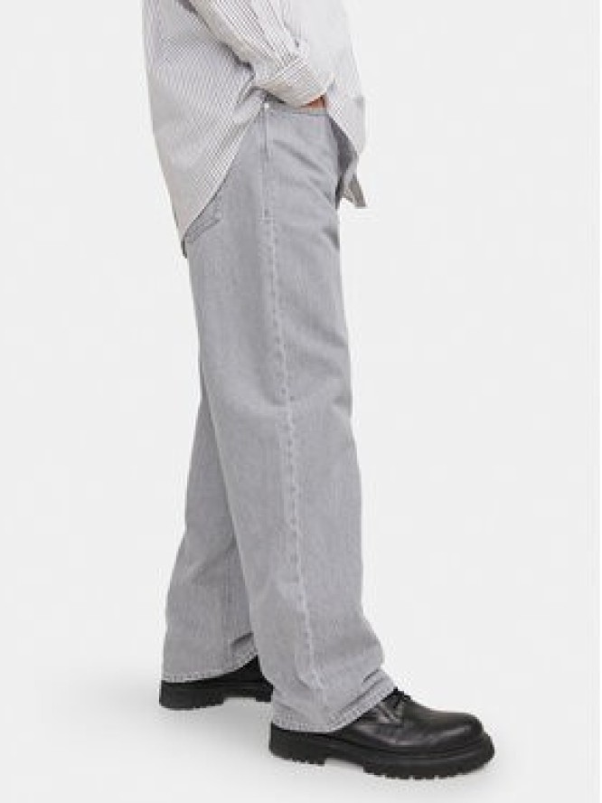 Jack & Jones Jeansy Alex 12249060 Szary Baggy Fit