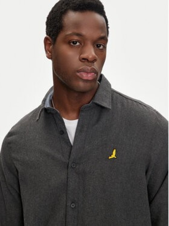 Brave Soul Koszula MSH-230HOLMES Szary Regular Fit