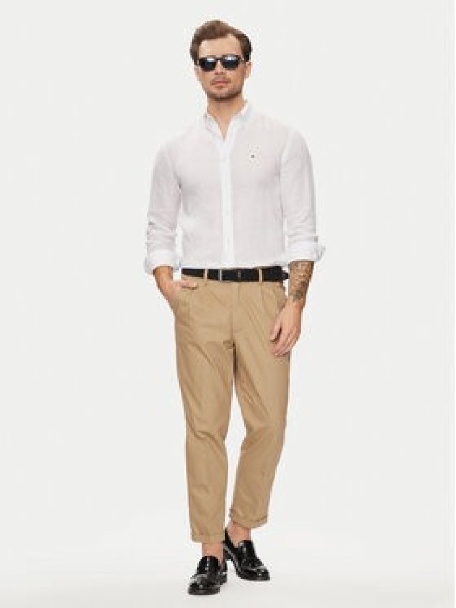 Tommy Hilfiger Koszula MW0MW34602 Biały Regular Fit